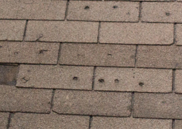 Hail Damage Woodbridge, VA | Damaged roof repair in Woodbridge, VA New shingle installation