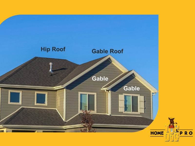 hip roof vs. gable roof