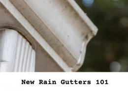 rain gutters