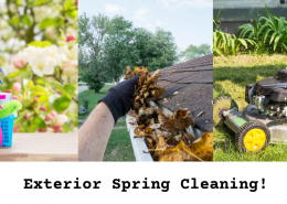 exterior cleaning checklist