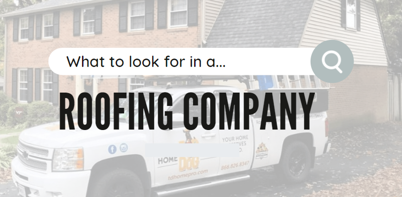 what to look for in a roofing company