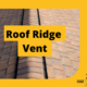 roof ridge vent installation