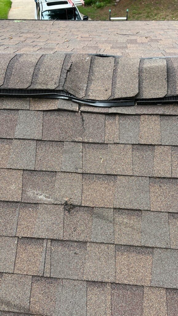 roof damage