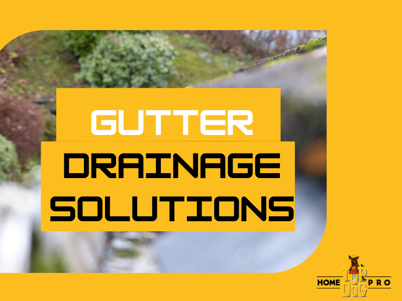 gutter drainage solutions