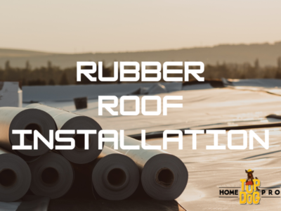 rubber roof installation