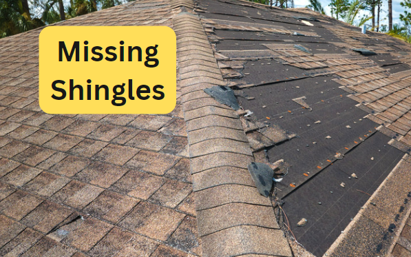 missing shingles