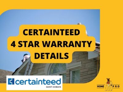 certainteed shingles 4 start warranty