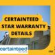 certainteed shingles 4 start warranty